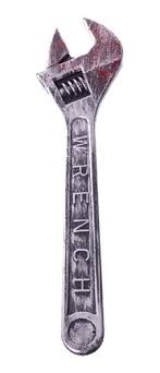 Llave Inglesa Sangrienta para Halloween